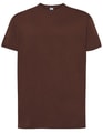 Goedkope T-shirt JHK Regular Comfort Chocolate